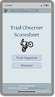 Trial Observer Scoresheet